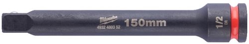 Accesorios Milwaukee extensión shockwave hexagonal 1 2 150 mm | 1 pieza - 4932480352