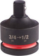 Milwaukee accesorios reductor shockwave hexagonal de 3 4 a 1 2 | 1 pieza - 4932480405