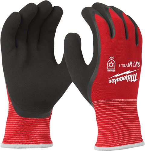 Milwaukee accessoires winter werkhandschoenen snijklasse 1 a - m 8 | 1 paar - 4932471343
