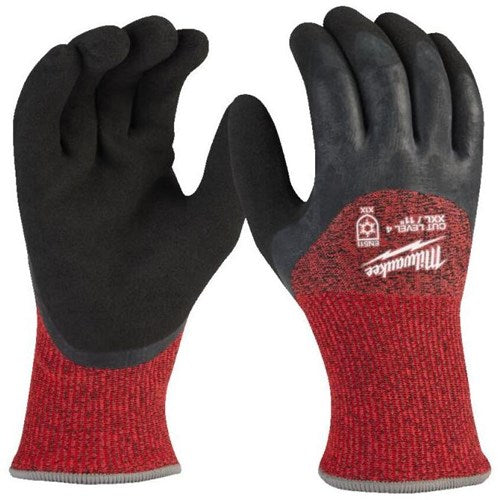 Accesorios milwaukee guantes trabajo invierno corte clase 4 d -10 xl | 1 par - 4932480614
