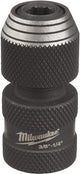 Milwaukee adaptor shw 3 8 sq to 1 4 hex - 1 pc doppen verloopstuk shockwave™ 3 8 naar 1 4 hex - 4932493426