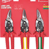Set di cesoie per lamiera Milwaukee | 3 pezzi - 4932499020