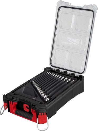 Set chiavi combinate Milwaukee | 15 pezzi | maxbite | packout™ organizer compatto - 4932498141