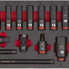 Milwaukee doppenset | foam inlay | 3 8 | 23-delig - 4932493390