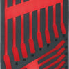 Ty Milwaukee EMP 15 PC Maxbite Flex Head Set di chiavi Inserto in schiuma Anello vuoto con inserto in schiuma Chiave a cricchetto Flex Set Max Bite™ (15 pezzi) - 4932493667