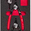 Set di pinze per anelli elastici con inserto in schiuma Milwaukee | 3 pezzi - 4932493632