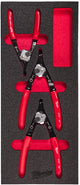 Milwaukee foam inlay borgveertangenset | 3-delig - 4932493632