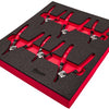 Milwaukee foam inlay borgveertangenset | 6-delig - 4932493633