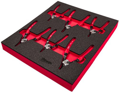 Set di pinze per anelli elastici con inserto in schiuma Milwaukee | 6 pezzi - 4932493633