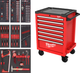 Carrello portautensili Milwaukee pieno | toolguard™ | 27 69cm| utensili universali (131 pezzi) - 4932499182