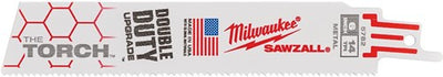 Lama per sega alternativa Ty Milwaukee Heavy Du Torch™ | torcia 150 mm x 14 tpi | 5 pezzi - 48475782