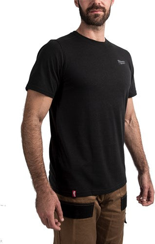 Milwaukee ht ss bl s t-shirt hybrid short sleeve black s - 4932492963
