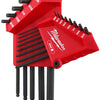 Milwaukee inbussleutelset imperial | 9-delig - 4932493615