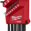 Milwaukee inbussleutelset imperial | 9-delig - 4932493615