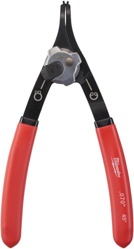 Pinza per anelli elastici grande Milwaukee - 45° pinza per anelli elastici grande 45° - punta da 1,8 mm - 4932492494