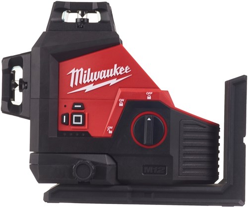 Milwaukee m12 3pl-0c | Láser tridimensional m12 con 3 círculos láser verdes de 360° - 4933478103 - 4933478103