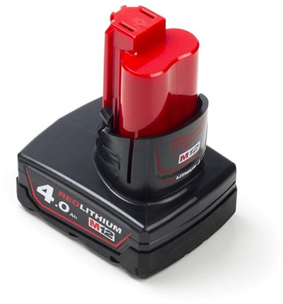 Batería Milwaukee m12 b4 (12 v 4.0ah redlithium-ion) - 4932430065