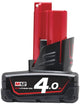 Batería Milwaukee m12 b4 (12 v 4.0ah redlithium-ion) - 4932430065