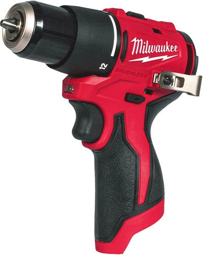Milwaukee m12 blpdrc-0 compact koolborstelloze accu klopboor- schroefmachine | zonder accu's en lader - 4933500421