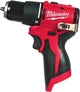Milwaukee m12 blpdrc-0 compact koolborstelloze accu klopboor- schroefmachine | zonder accu's en lader - 4933500421