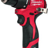 Trapano a percussione compatto a batteria senza spazzole Milwaukee m12 blpdrc-202c - 4933500422