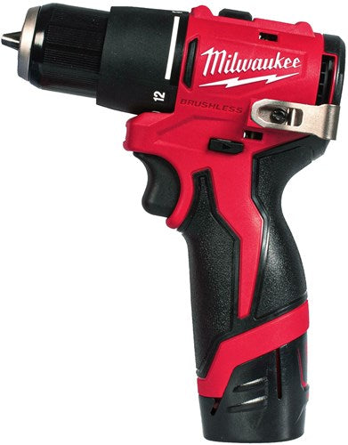 Trapano a percussione compatto a batteria senza spazzole Milwaukee m12 blpdrc-202c - 4933500422