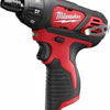 Cacciavite subcompatto Milwaukee m12 bsd-0 a 1 velocità | senza batterie e caricabatterie - 4933447135