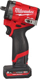 Milwaukee m12 fciwf38g3-502x | Avvitatore a percussione a batteria compatta a carburante 12v 3 8 con anello di frizione in scatola hd (2x batteria 5.0ah + caricatore c12 c) - 4933493452