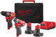 Milwaukee m12 fpp2e2-402x | powerpack carburante 12v in scatola hd con m12 fpd2 e m12 fqid (2x batteria 4.0ah + caricatore c12 c) - 4933480594