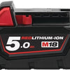 Milwaukee m18 b5 accu (18 v 5.0 ah li-ion) - 4932430483