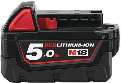 Batería milwaukee m18 b5 (ion de litio de 18 v 5,0 ah) - 4932430483