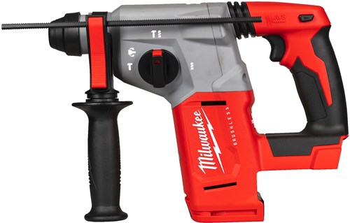 Milwaukee m18 blh-0 | m18 accu boorhamer | koolborstelloos | 4-standen | sds-plus | zonder accu's en lader - 4933479426