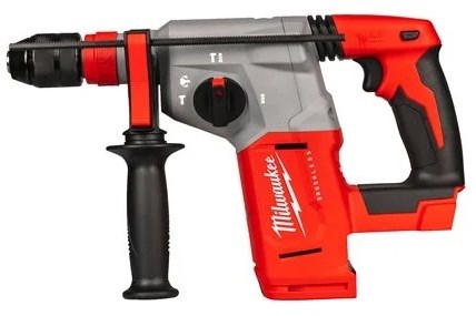 Milwaukee m18 blhx-0x | sds-plus | trapano a percussione a batteria | 2,3 anni | con 4 posizioni e fixtec | senza batteria e caricabatterie - 4933478891