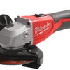 Milwaukee m18 blsag125x-0 | amoladora angular m18 | 125 mm | sin escobillas | interruptor deslizante | sin cargadores de baterias - 4933492643