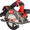 Sierra circular con batería de combustible Milwaukee m18 fcsdc165-552c | 165 mm | incluido 2 baterías m18 hb5.5 y cargador m12-18fc | en maletín de transporte - 4933499997