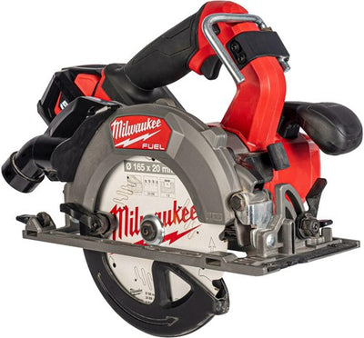 Sega circolare a batteria Milwaukee M18 FCSDC165-552C | 165 mm | incl. 2 batterie m18 hb5,5 e caricabatterie m12-18fc | nella custodia da trasporto - 4933499997