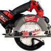 Sierra circular con batería de combustible Milwaukee m18 fcsdc165-552c | 165 mm | incluido 2 baterías m18 hb5.5 y cargador m12-18fc | en maletín de transporte - 4933499997