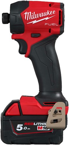 Avvitatore a percussione con batteria a carburante Milwaukee m18 fidrq-502x | impennata | esadecimale | idraulico | gene ii | incl. 2 batterie M18 B5 e caricabatterie M12-18FC | in scatola HD - 4933498912