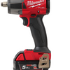 Milwaukee m18 fmtiw2f12-502x | 1 2 | fuel | accu slagmoersleutel | met frictiering | 18v | 5,0ah | red | li-ion