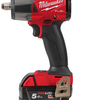 Milwaukee m18 fmtiw2f12-502x | 1 2 | fuel | accu slagmoersleutel | met frictiering | 18v | 5,0ah | red | li-ion