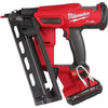 Milwaukee m18 fn16ga-202x | m18 carburante calibro 16 graffatrice di finitura | 32-63mm| 18v| Batteria agli ioni di litio da 2,0 Ah - 4933478092