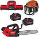 Set motosega a batteria Milwaukee m18 fpp1opl2-802 | 1x motosega a batteria m18 fthchs30-0 + 1x casco Bolt200 + 1x visiera Bolt + 1x protezione acustica BoltTM HP - 4933500230