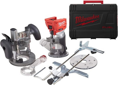 Fresa per bordi Milwaukee m18 ftr8-0x | 18v| escl. batterie e caricabatterie in scatola HD - 4933479073