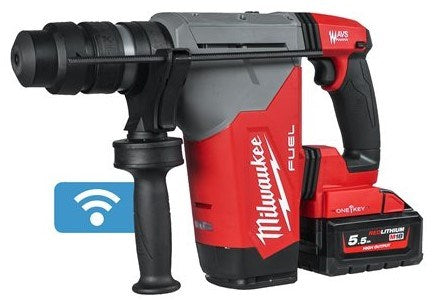 Milwaukee m18 onefhpx-552x | martello perforatore a batteria con chiave singola 18v sds-plus 32mm fixtec in box hd (2x batteria 5,5ah + caricatore m12-18 fc) - 4933478496