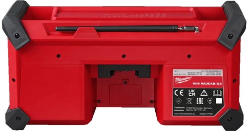 Milwaukee m18 raddab+g2-0 m18 radio da cantiere dab+ - 4933492344