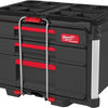 Milwaukee packout 2 + 1 drawer tool box packout™ box 2+1 lades 363 x 564 x 414 - 4932493190