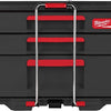 Milwaukee packout 2 + 1 drawer tool box packout™ box 2+1 lades 363 x 564 x 414 - 4932493190