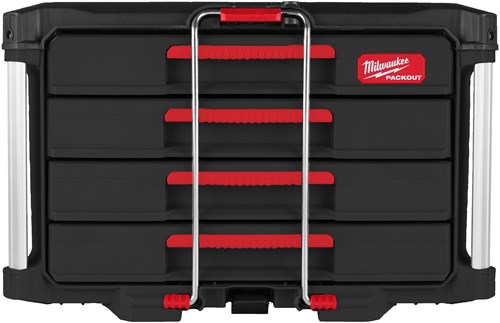 Milwaukee packout 4 drawer tool box packout™ box 4 lades 363 x 564 x 414 - 4932493189