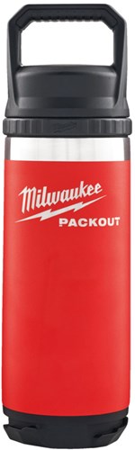 Borraccia Milwaukee packout™ 532 ml con coperchio rossa - 4932493991
