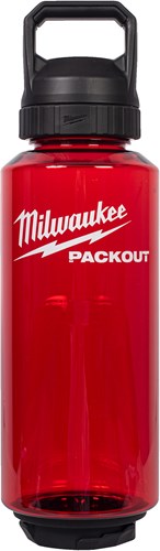 Bottiglia in plastica Milwaukee packout™ con tappo | 1420ml| rosso - 4932498638